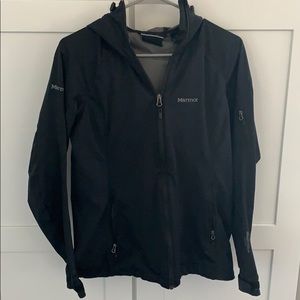Marmot black lightweight jacket waterproof
